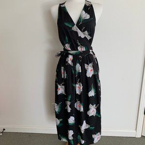 BANANA REPUBLIC Floral Maxi Wrap-around Dress